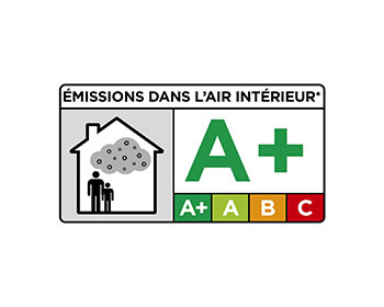 Emissions dans l'air intérieur A+
